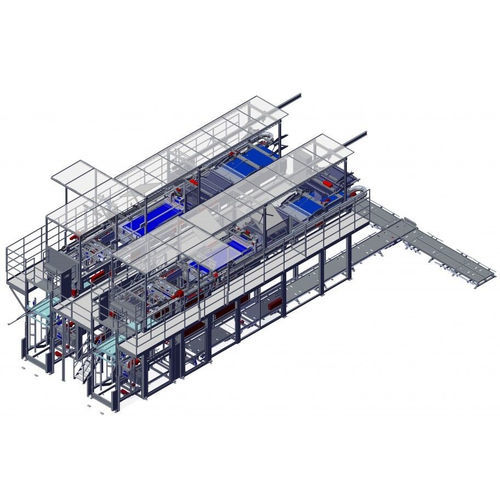层叠码垛机 - LPZ - NSM MAGNETTECHNIK GmbH - 食品饮料行业 / 用于化学品 / 空易拉罐