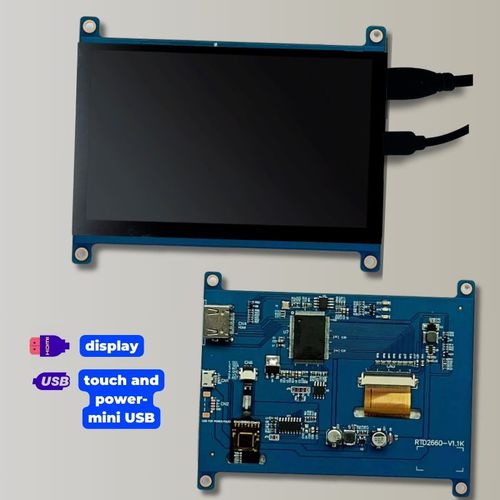 5"显示模块 - TBF050HD-01C - TAILOR PIXELS TECHNOLOGY CO., LTD. - IPS / 电容触摸屏式 / 800 x 480