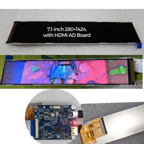TFT显示模块 - TTQ071BVE-01 - TAILOR PIXELS TECHNOLOGY CO., LTD. - IPS / 280 × 1424 / 7.1"