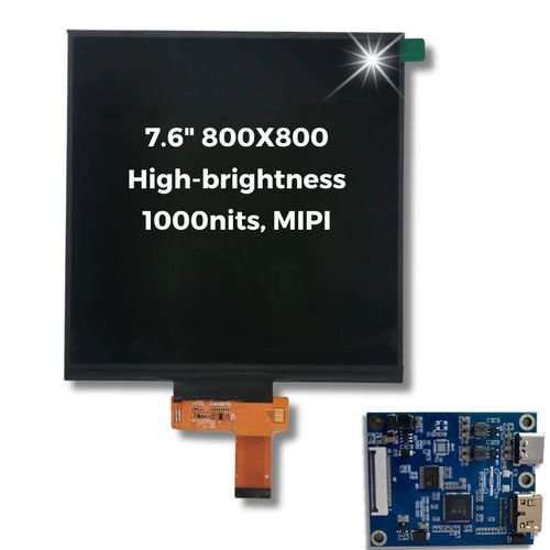 7.6"显示模块 - TTG076XST-01  - TAILOR PIXELS TECHNOLOGY CO., LTD. - TFT LCD / IPS / 800 x 800