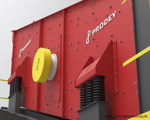 加工筛选机 - PROSCREEN-I series - PRODEV MACHİNE - 振动 / 用于散料 / 倾斜