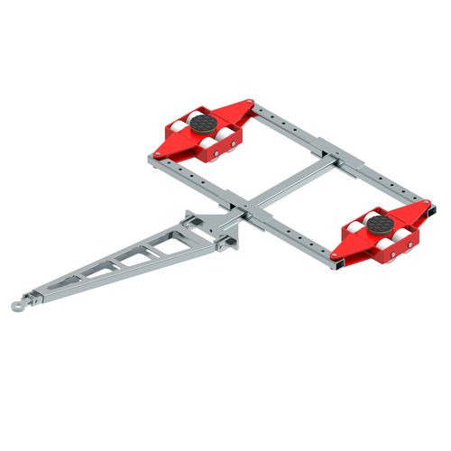 重载荷滚轮小车 - ECO-Skate DUO XL (NY) XN20D 20to - HTS Hydraulische Transportsysteme GmbH - 运输 / 4点支撑式