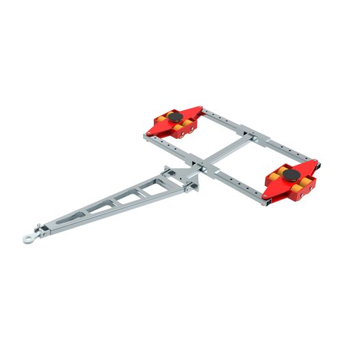 重载荷滚轮小车 - ECO-Skate DUO XL (PU) X16D 16to - HTS Hydraulische Transportsysteme GmbH - 运输 / 4点支撑式