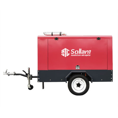 双螺杆压缩机 - SLTDP-70 - Shanghai Sollant Energy Saving Technology Co., Ltd - 空气 / 柴油机 / 移动式