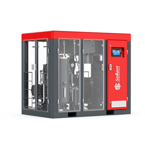 螺杆压缩机 - 100hp  - Shanghai Sollant Energy Saving Technology Co., Ltd - 空气 / AC 电流 / 固定式