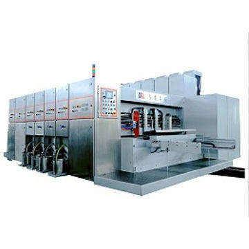 纸板箱印刷机 - DR1025 - Henan Donglin Flexo Printing Technology Co., Ltd. - 触摸屏控制 / CNC数控