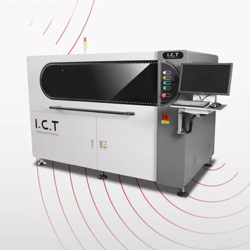 自动丝印机 - I.C.T-1200/1500 - Dongguan ICT Technology Co.,Ltd - 用于焊料 / SMT / 可编程