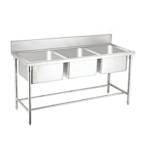 食品工业水槽 - Zibo Unique Machinery Co., Ltd. - 洗手 / 清洗水果蔬菜 / 不锈钢