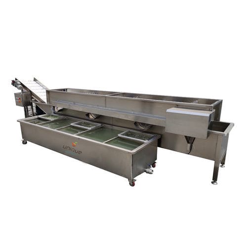 蔬菜食品清洗流水线 - Zibo Unique Machinery Co., Ltd. - 水果 / 自动 / 带传送带