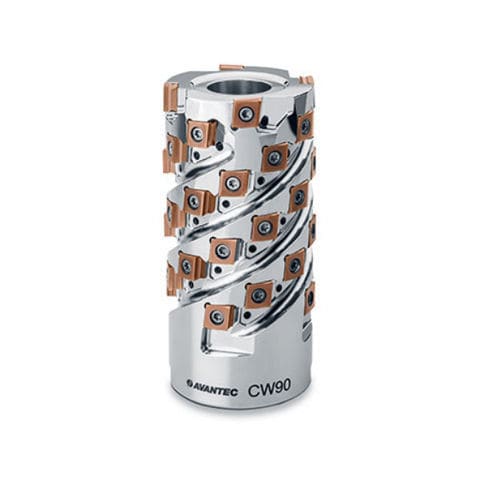 箭猪铣刀 - CW90 - Avantec Zerspantechnik GmbH - 圆筒形 / 切向 / 齿刀