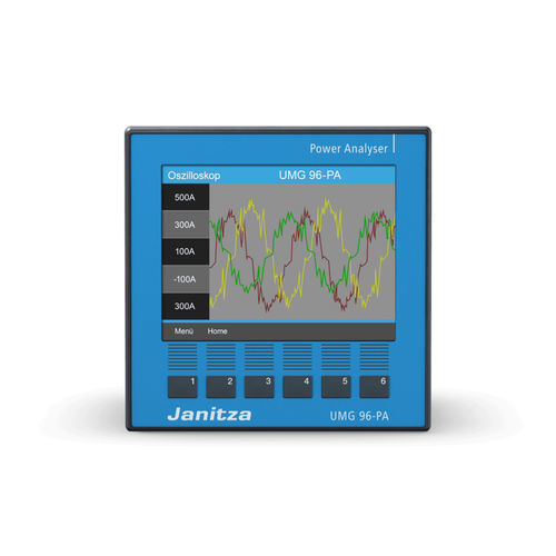 电能质量监控设备 - UMG 96-PA - Janitza electronics GmbH - 温度 / 漏电 / 模块化