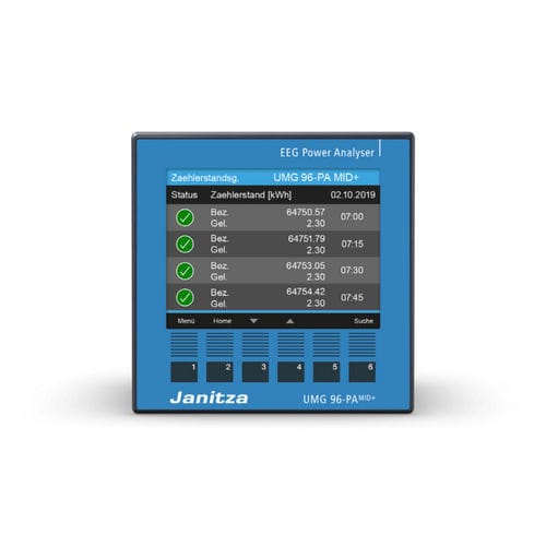 功率监控设备 - 96-PA-MID+ - Janitza electronics GmbH - 电流 / 漏电 / 电压