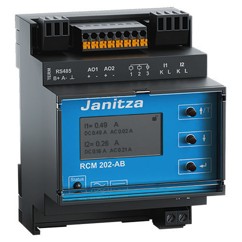漏电监控设备 - RCM 202-AB - Janitza electronics GmbH - 测量 / RS-485 / 连续式