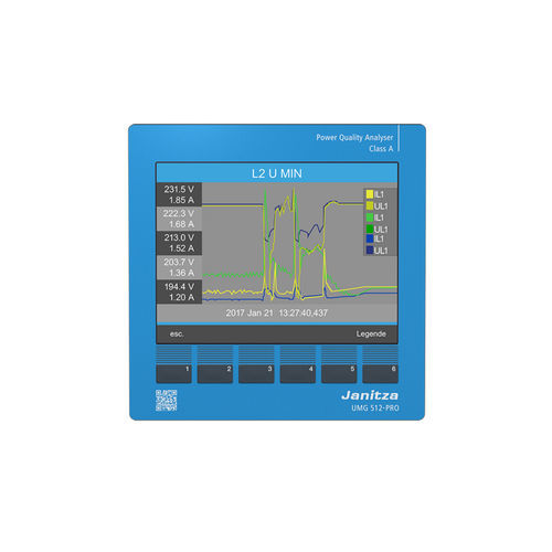 测量监控设备 - UMG 512-PRO - Janitza electronics GmbH - 电能质量 / 数字