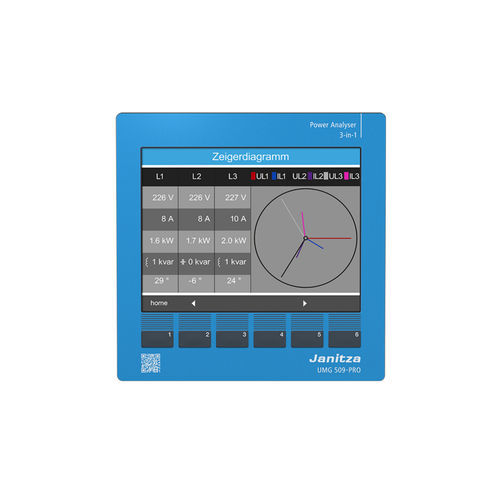 电能质量监控设备 - UMG 509-PRO - Janitza electronics GmbH - 漏电 / 数字 / 连续式