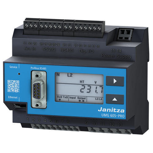 电能质量监控设备 - UMG 605-PRO - Janitza electronics GmbH - 温度 / 电压 / 测量