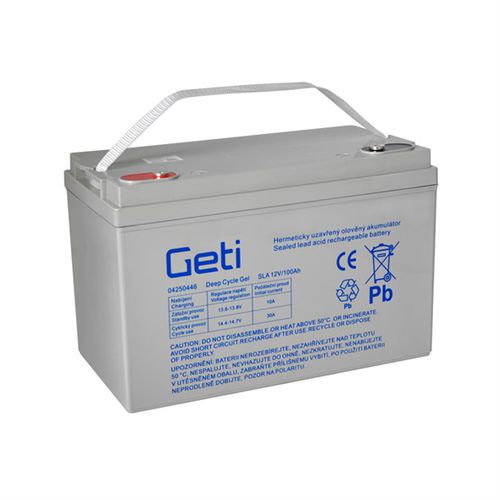 钢铅胶体电池 - GETI - 矩形 / 12V / 用于换流器