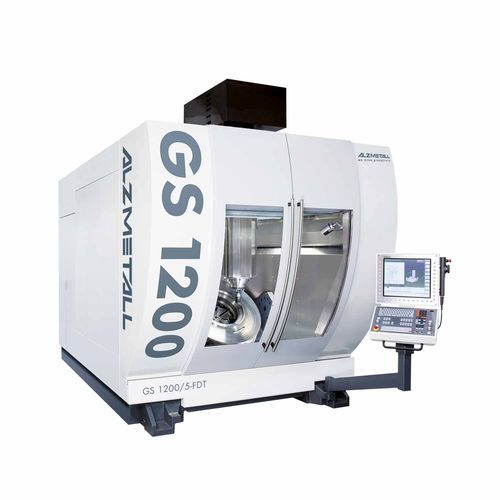 3轴CNC加工中心 - GS 1200/5-FDT - Alzmetall - 立式 / 龙门式 / 旋转台式