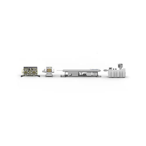 多层管道挤出生产线 - Ningbo Extru Machinery Co., Ltd. - 水冷式 / 单层 / 紧凑型