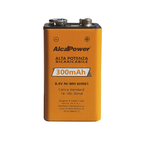 镍氢电池 - AP300N9V - Alcapower - 矩形 / 9V