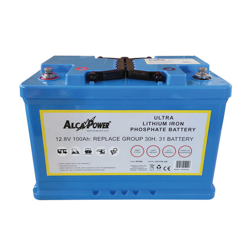 LiFePO4电池 - LiFE-PO4-100 - Alcapower - 矩形 / 12V