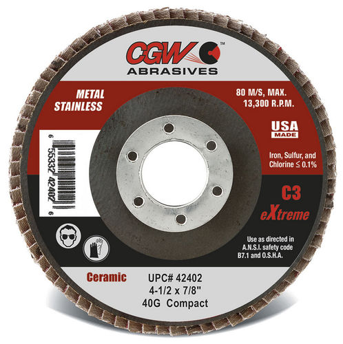 陶瓷百叶轮 - C3 - CGW Abrasives