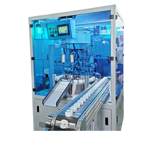旋转式上盖机 - SZZ-108B - Shenzhen xinzhong plastic - 气动 / 连续运动式 / 多线式