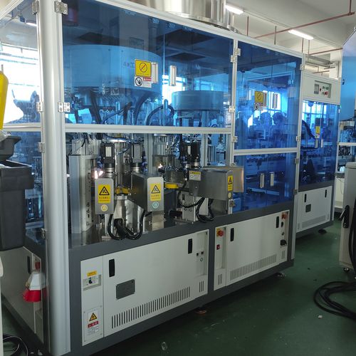 双头封盖机 - SZZ-109SH - Shenzhen xinzhong plastic - 连续运动式 / 伺服控制式 / 自动