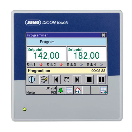 集成式程控器 - DICON  - JUMO Process Control, Inc. - DIN导轨 / 输出 / RS485