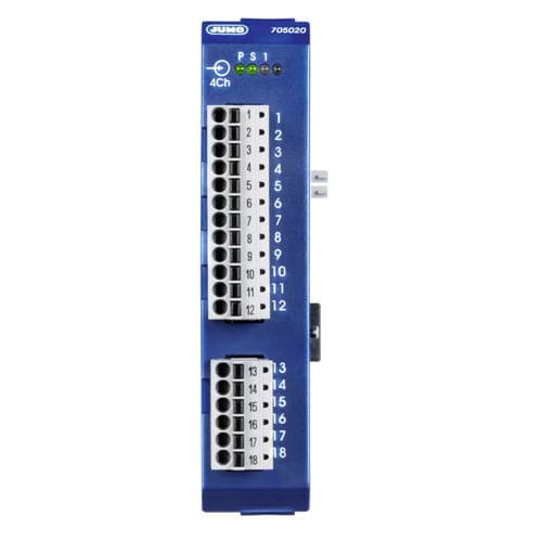 模拟输入模块 - mTRON T - JUMO Process Control, Inc. - 数字 / 4通道 / 4路模拟输入