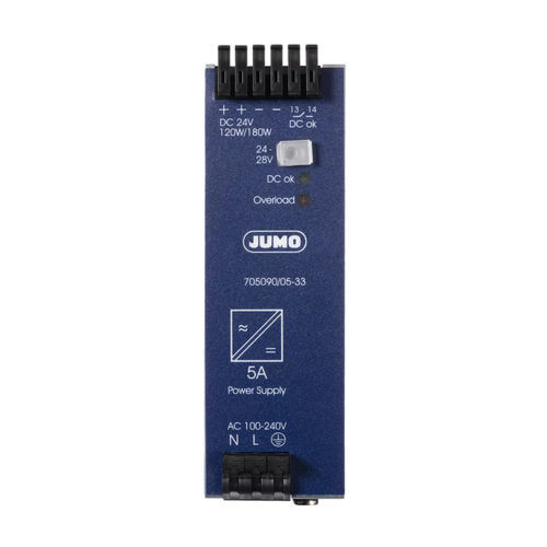 DIN导轨供电装置 - mTRON T - JUMO Process Control, Inc. - 直流 / 功率因数校正 / 坚固