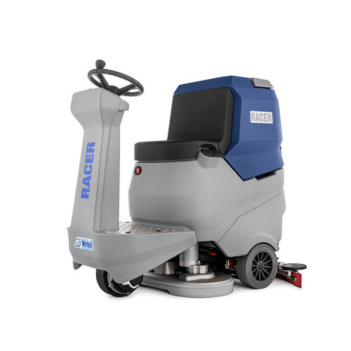 驾驶式洗地机 - RACER R 85 FD 65 BC - Dorico Technologies srl - 电池驱动 / 紧凑型
