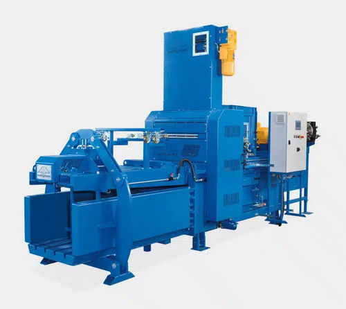 纸板箱打包压缩机 - IPK-ES series - I-COMPACT - 用于纸张 / 废料 / 卧式