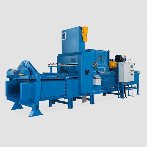 纸板箱打包压缩机 - IPK-E series - I-COMPACT - 用于纸张 / 废料 / 卧式