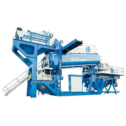 固体分离器 - AGGMAX™ series - CDE Group - 工艺流程 / 再生资源产业 / 用于建筑工地