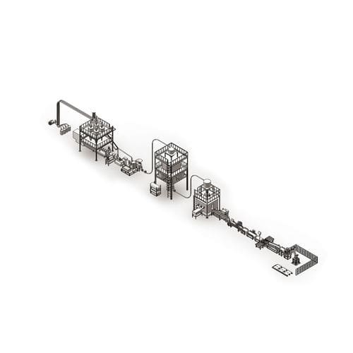 双螺杆管道挤出生产线 - ES series - Feininger (Nanjing) Energy Saving Technology Co., Ltd. - 高流量 / PLC控制 / 造粒