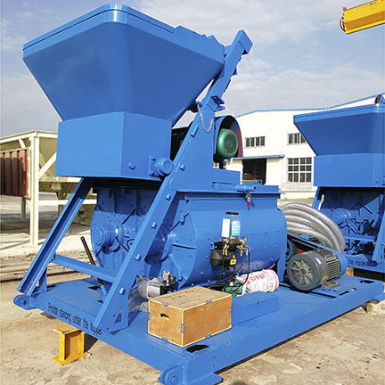 电动混凝土搅拌机 - JS series - Shandong Yuanyou Heavy Industry Science&Technology Co., Ltd. - 固定式