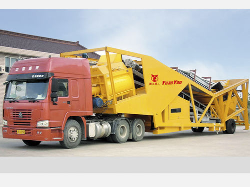 电动混凝土搅拌机 - YHZS series - Shandong Yuanyou Heavy Industry Science&Technology Co., Ltd. - 移动式 / 紧凑型