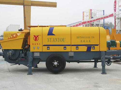 混凝土拖泵 - HBTS series - Shandong Yuanyou Heavy Industry Science&Technology Co., Ltd. - 工程