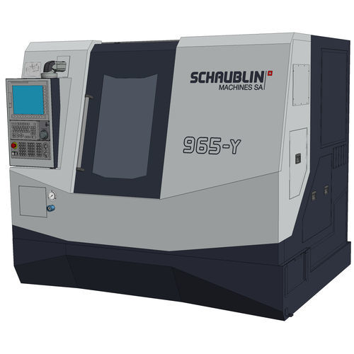 CNC数控车削加工中心 - 965-Y - SCHAUBLIN MACHINES - 3轴 / 刚性 / A2-6