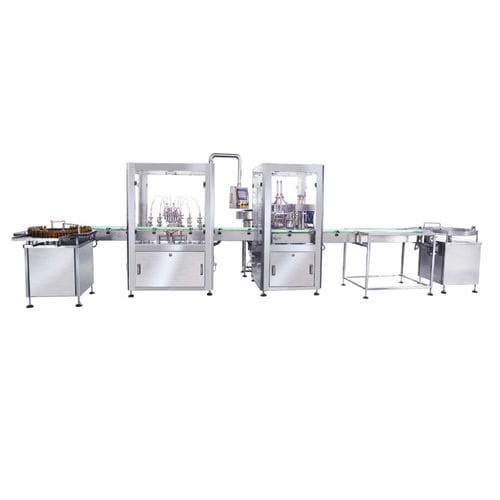 自动灌装机 - Paixie Packing Machinery - 玻璃瓶 / 用于液体 / 用于装瓶盖机
