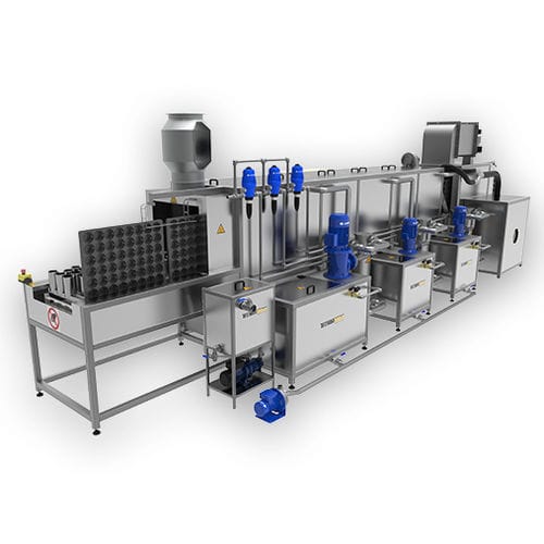 传送清洗系统 - TechLine CNV series - TECHNOWASH S.A. - 喷洒 / 干式 / 自动