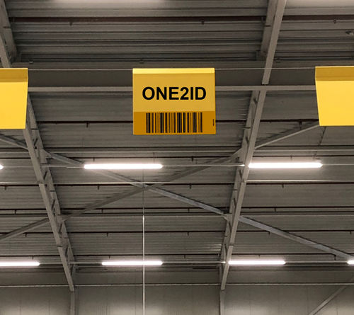 散料标签 - ONE2ID - 用于识别 / 白色 / 黄色