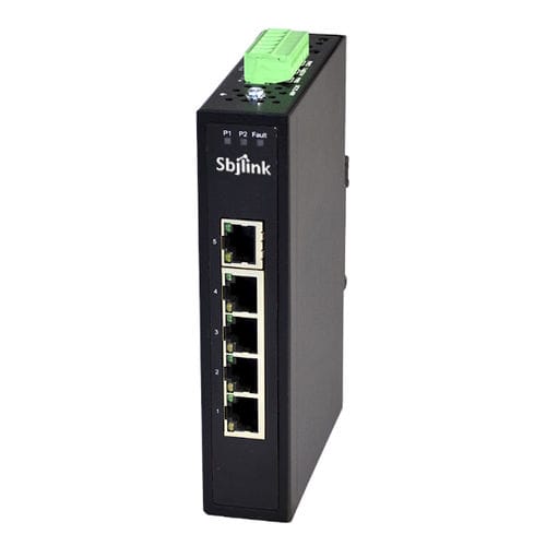 非管理型以太网交换机 - RPT-1005-X4 - Sbjlink/Subject Link Inc. - 5端口 / 10/100BaseT(X) / DIN导轨