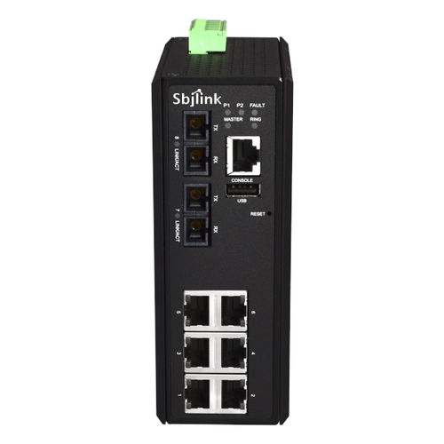 管理型以太网交换机 - RPT-2008-2FM-SC-X4 - Sbjlink/Subject Link Inc. - 8端口 / 10/100BaseT(X) / 2 级