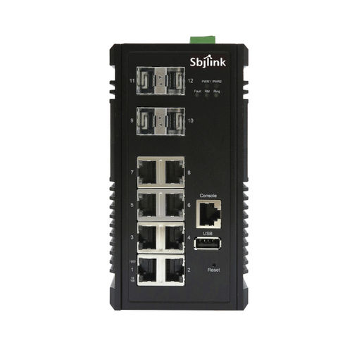 管理型以太网交换机 - RPT-2012X-4F-X2 - Sbjlink/Subject Link Inc. - 12 端口式 / 2 级 / 千兆以太网