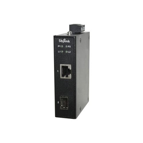 工业变换器 - HNT-1401G-X6R - Sbjlink/Subject Link Inc. - 媒体 / 千兆以太网转光纤 / DIN导轨