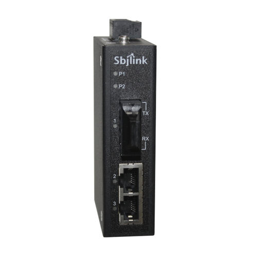 工业变换器 - HNT-1402FM/FS-T-X6R - Sbjlink/Subject Link Inc. - 媒体 / 以太网转光纤 / DIN导轨