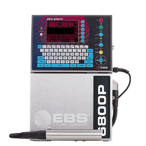 连续喷墨型打标机 - EBS-6800P - EBS Ink Jet Systeme GmbH - 金属 / 塑料 / 用于铝