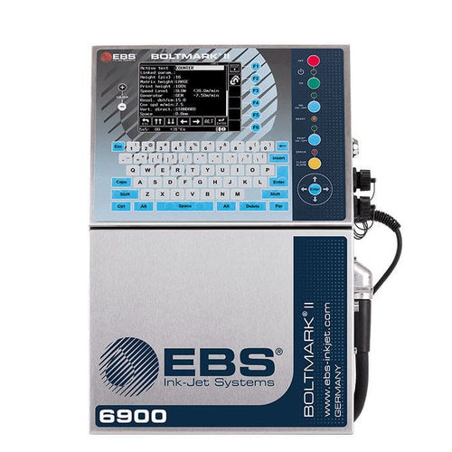 连续喷墨型打标机 - EBS-6900 - EBS Ink Jet Systeme GmbH - 金属 / 塑料 / 用于铝